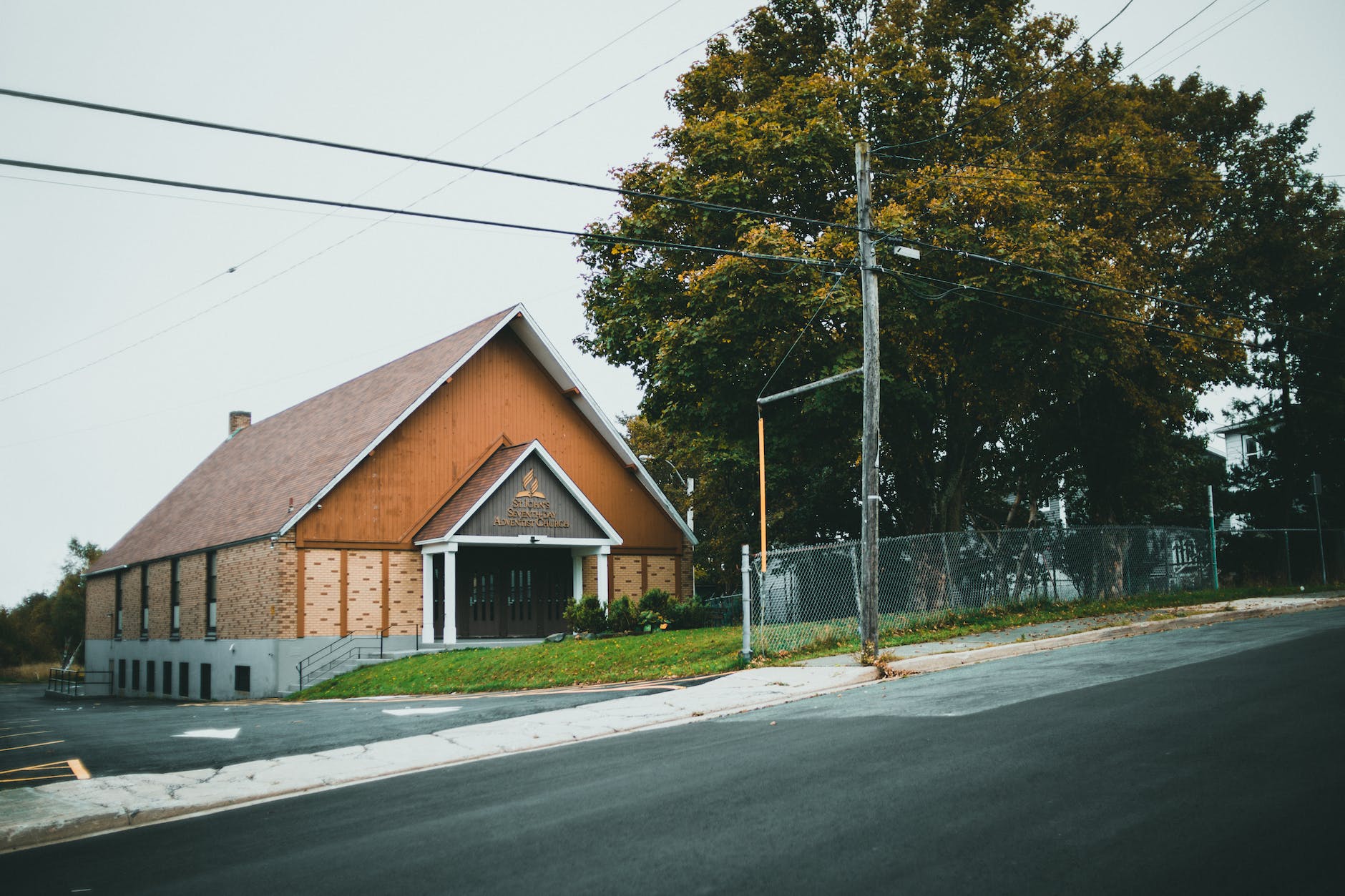 village school by roadside